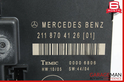 03-09 Mercedes W211 E550 E350 E63 AMG Rear Right Side Door Control Module Unit