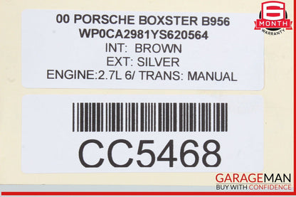 97-04 Porsche Boxster 986 Front Bumper Support Reinforcement Impact Crash Bar