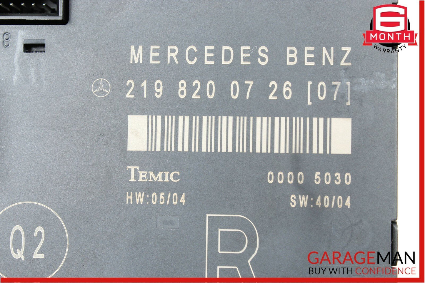 06-11 Mercedes W219 CLS500 CLS55 AMG Front Right Passenger Door Control Module
