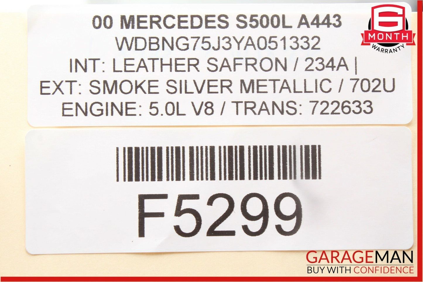 00-06 Mercedes W220 S500 CL600 Phone Communication Control Module Q6829460 OEM
