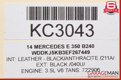 13-17 Mercedes W207 E350 C250 C350 Coupe Shark Fin Radio Antenna Black OEM