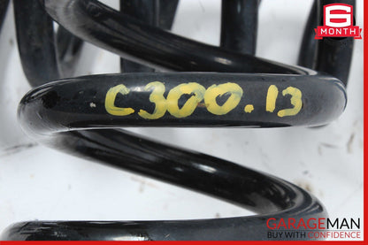08-14 Mercedes W204 C300 Rear Right & Left Shock Absorber Coil Spring Set of 2