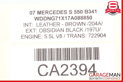 07-13 Mercedes W221 S550 S450 S600 Sunroof Sun Roof Motor 2219066000 OEM