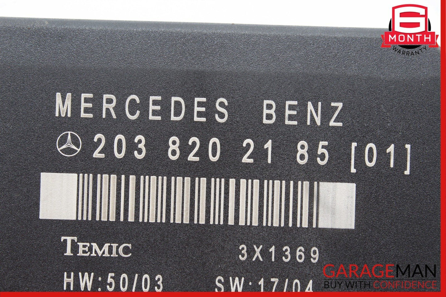 01-07 Mercedes W203 C230 C320 Rear Left Side Door Computer Control Module OEM