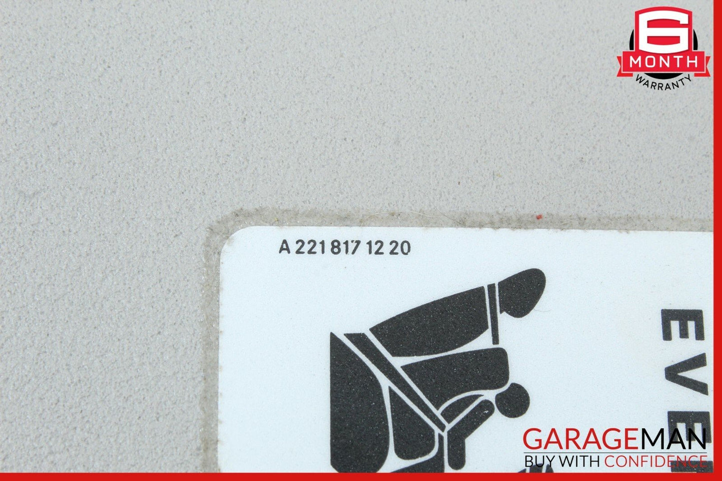 06-12 Mercedes X164 GL450 ML450 Front Left Side Sun Visor Sunvisor Shade Grey