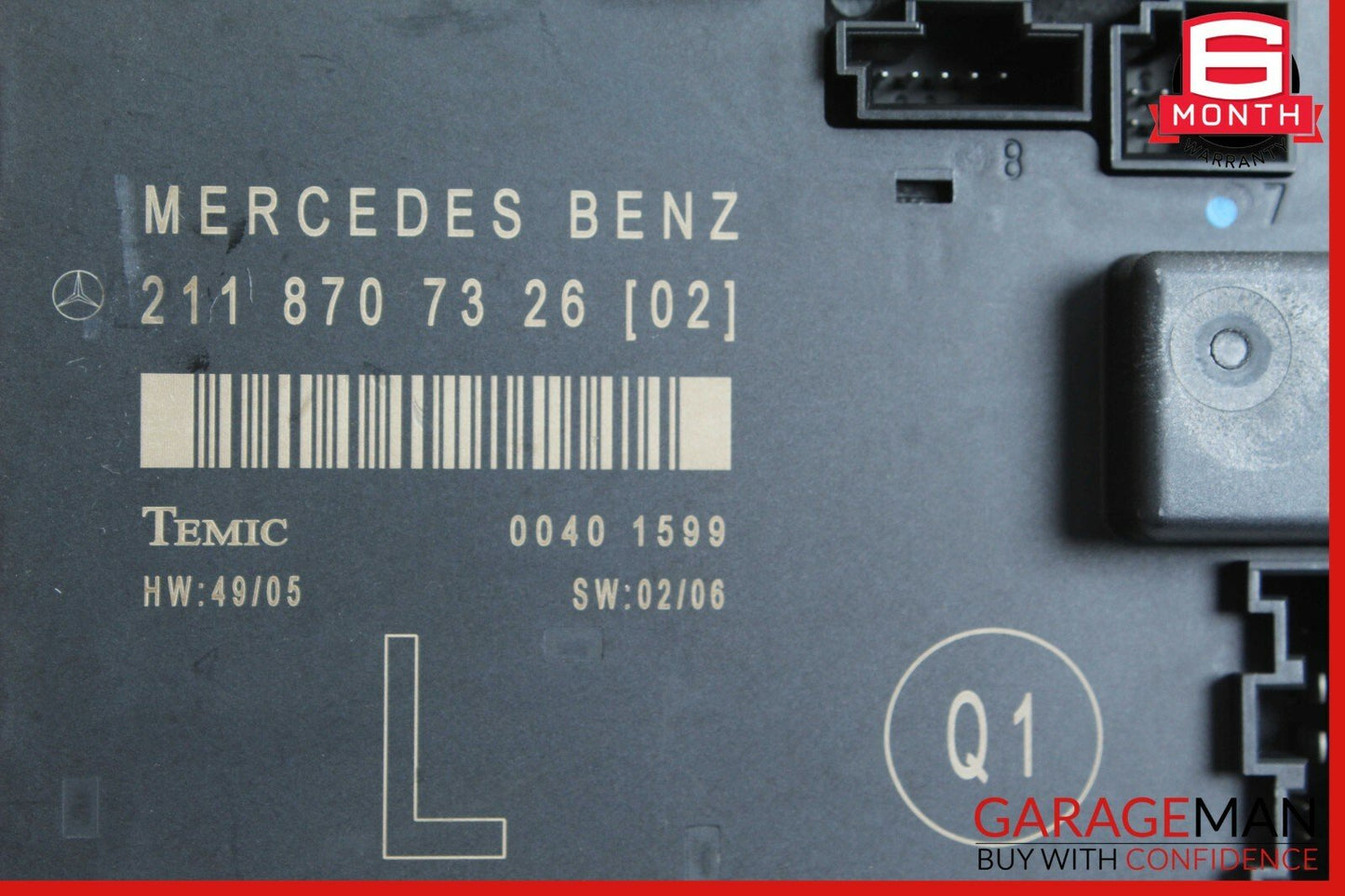 03-09 Mercedes W211 E350 E320 E63 AMG Front Left Side Door Controller Module