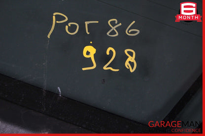 84-91 Porsche 928 Rear Trunk Hatch w/ Heated Glass Panel Assembly Black OEM