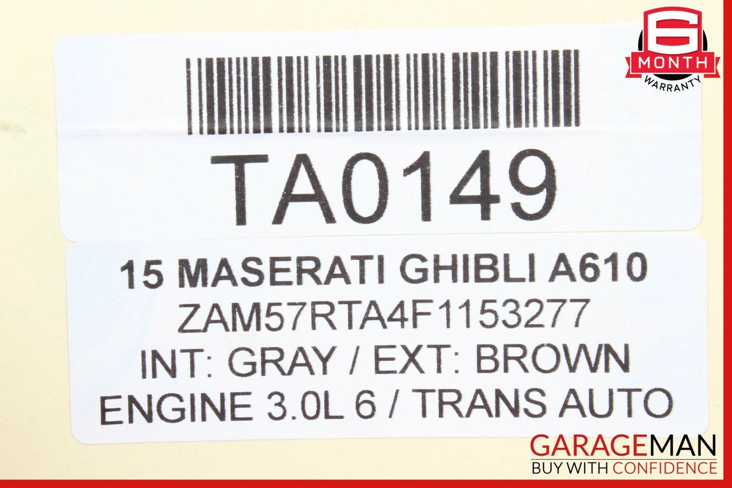 14-17 Maserati Ghibli Rear Left Driver Side Control Arm Arms Set OEM