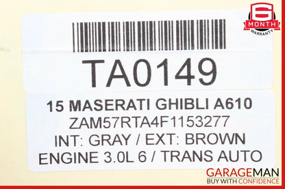 14-17 Maserati Ghibli Rear Left Driver Side Control Arm Arms Set OEM