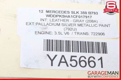 08-17 Mercedes W212 E550 C250 SLK250 Front Right Side Spindle Knuckle Hub OEM