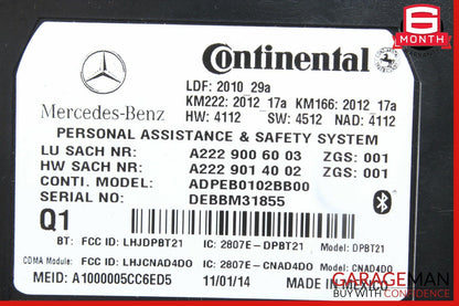 14-15 Mercedes W204 C250 GLK350 Voice Phone Communication Control Module Unit