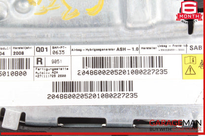 08-15 Mercedes W204 C350 C250 Front Right Passenger Seat Airbag Air Bag SRS OEM