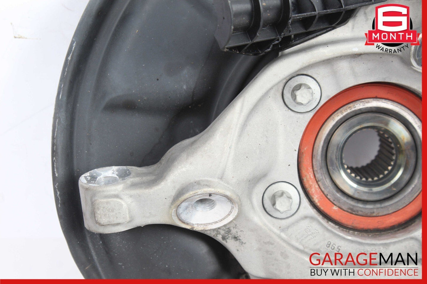 08-15 Mercedes W204 C250 Rear Left Spindle Knuckle Hub Bearing w/ Brake Rotor