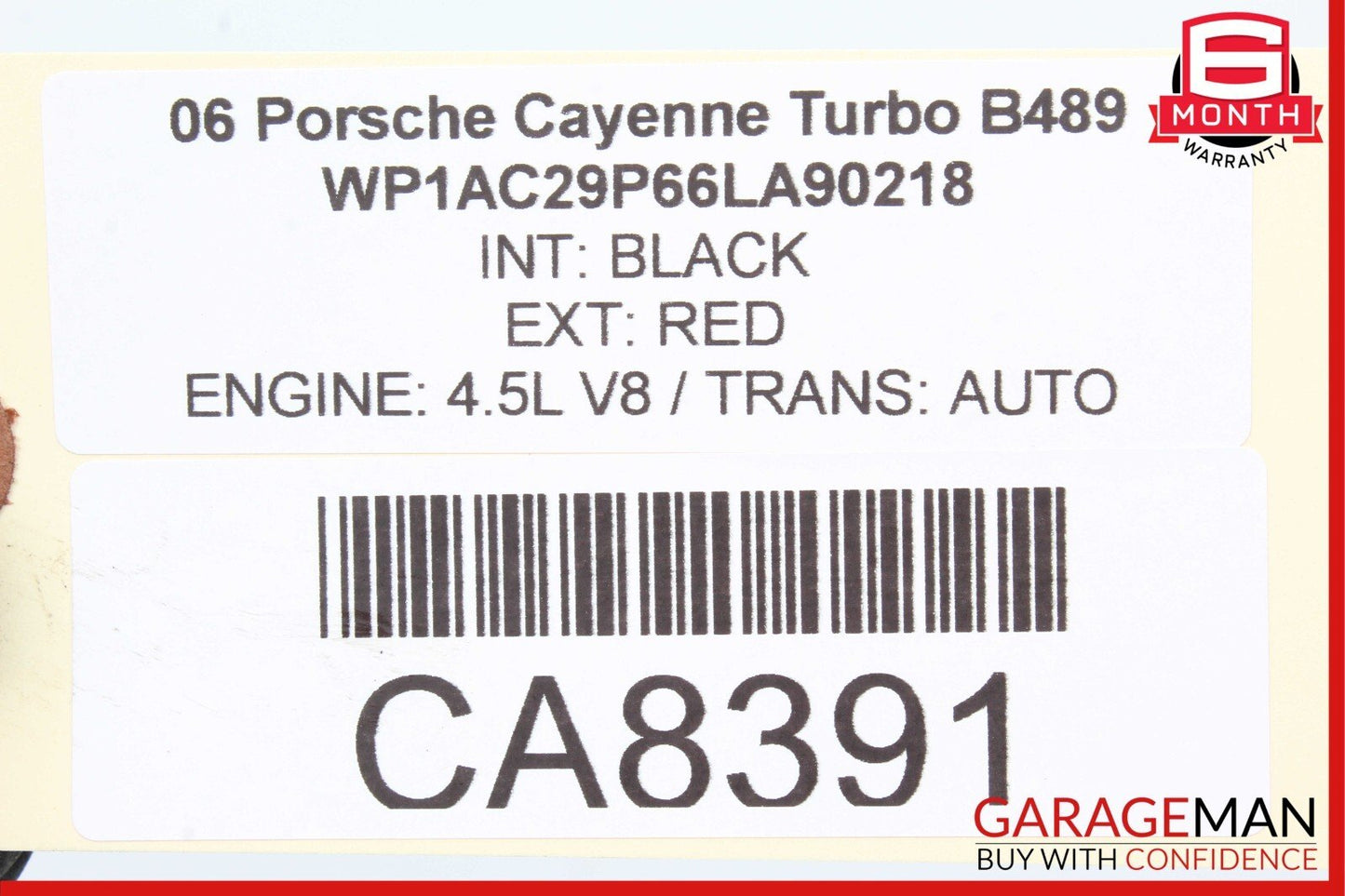 03-10 Porsche Cayenne Turbo Front Left or Right Upper Control Arm Assembly OEM