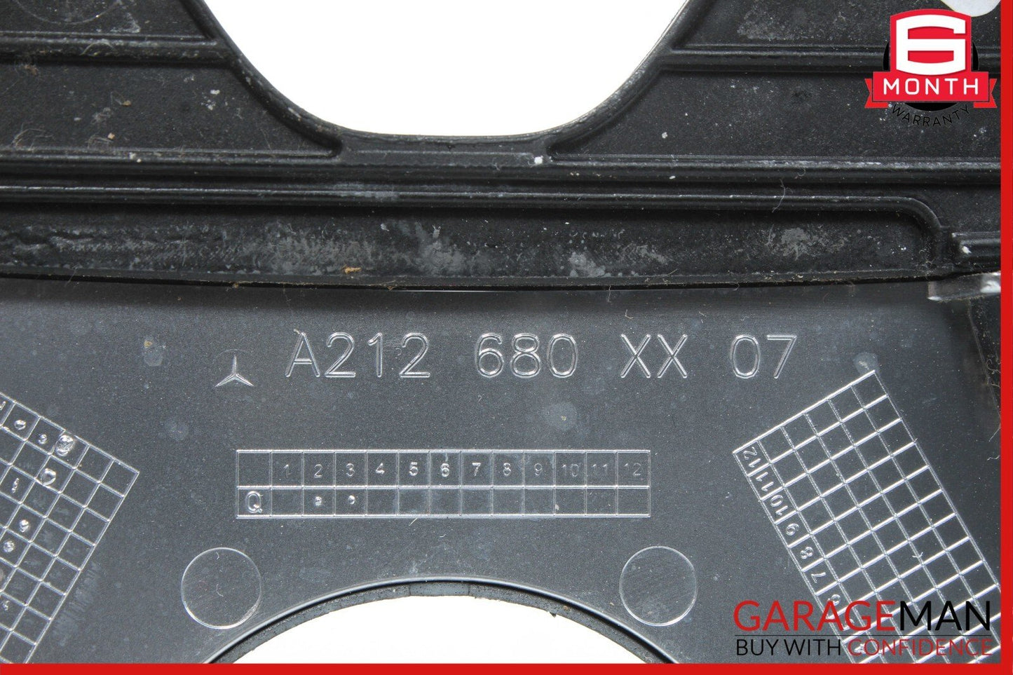 10-13 Mercedes W212 E350 E550 Center Console Switch Trim Cover Bezel OEM