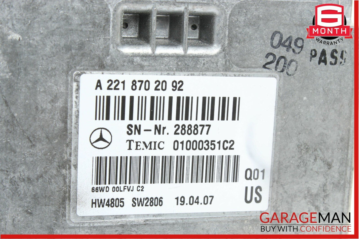 07-13 Mercedes W216 CL550 S550 Voice Language Communication Control Module OEM