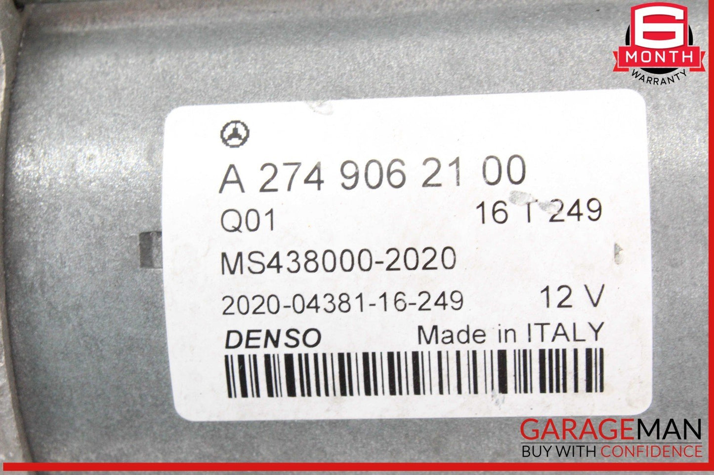 15-20 Mercedes W205 C300 GLC300 DENSO Engine Starter Motor 2749062100 OEM