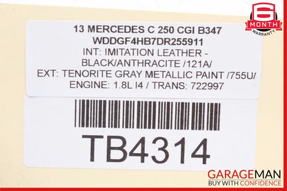 12-15 Mercedes W204 C250 SLK250 1.8L Engine Motor Brake Vacuum Pump