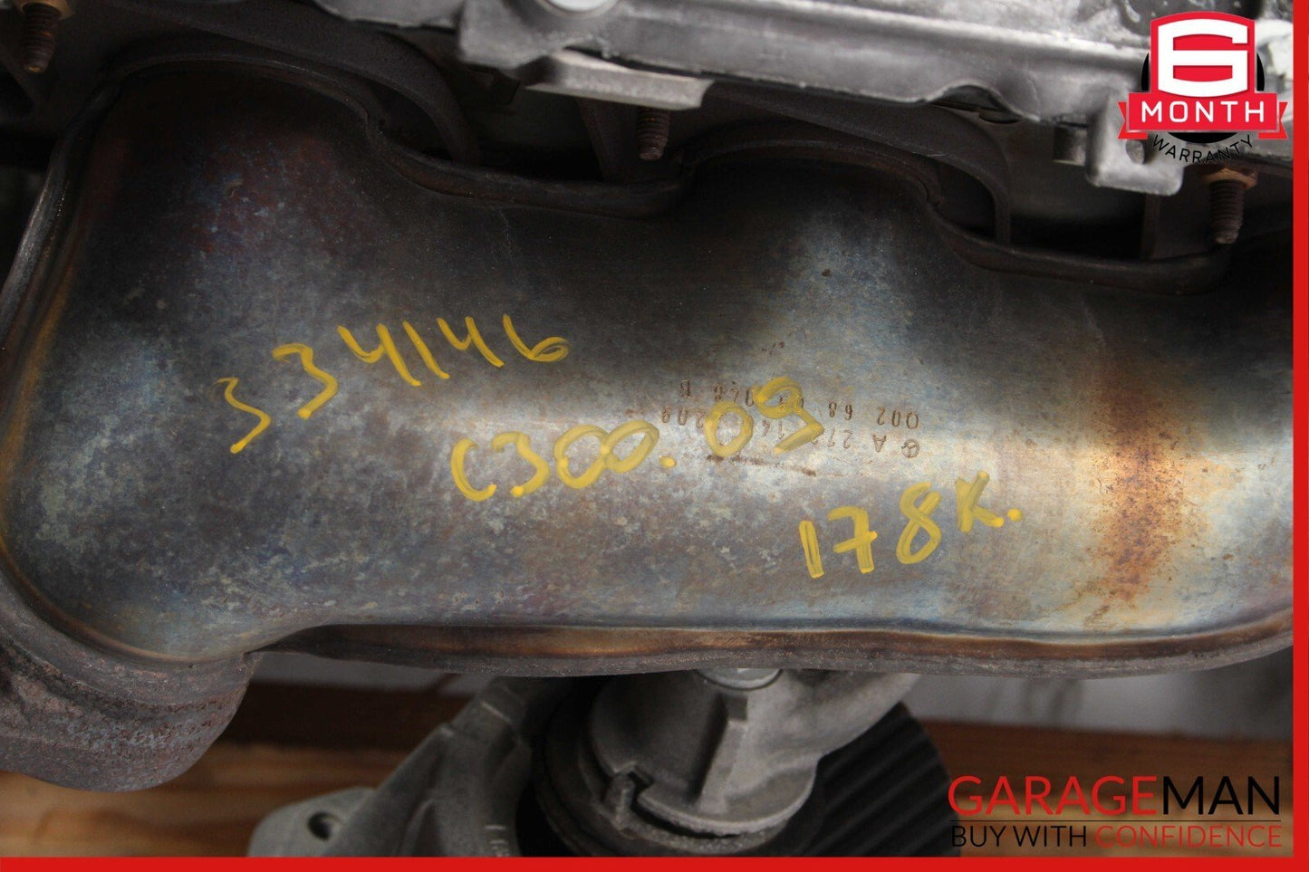 06-11 Mercedes R171 SLK280 C300 Engine Motor Block Assembly 3.0L M272 RWD 178k