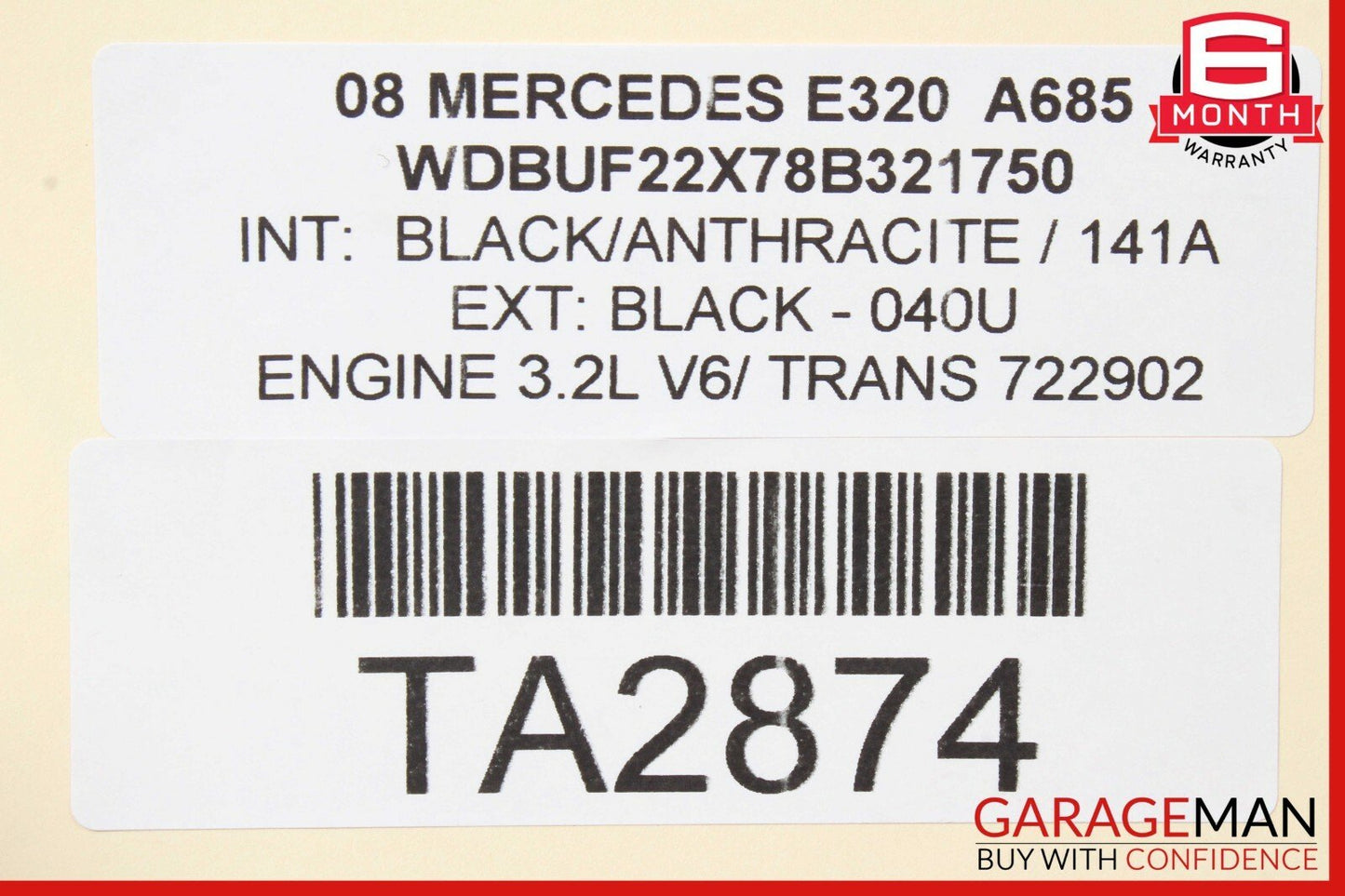 07-13 Mercedes E320 Bluetec Diesel CDI 7G Automatic Transmission 722.902 149k