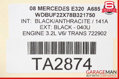 07-13 Mercedes E320 Bluetec Diesel CDI 7G Automatic Transmission 722.902 149k