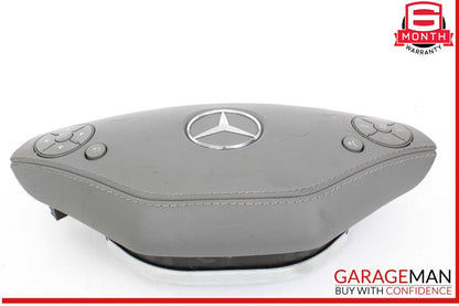 10-14 Mercedes W221 S550 CL550 Steering Wheel Airbag Air Bag Gray OEM