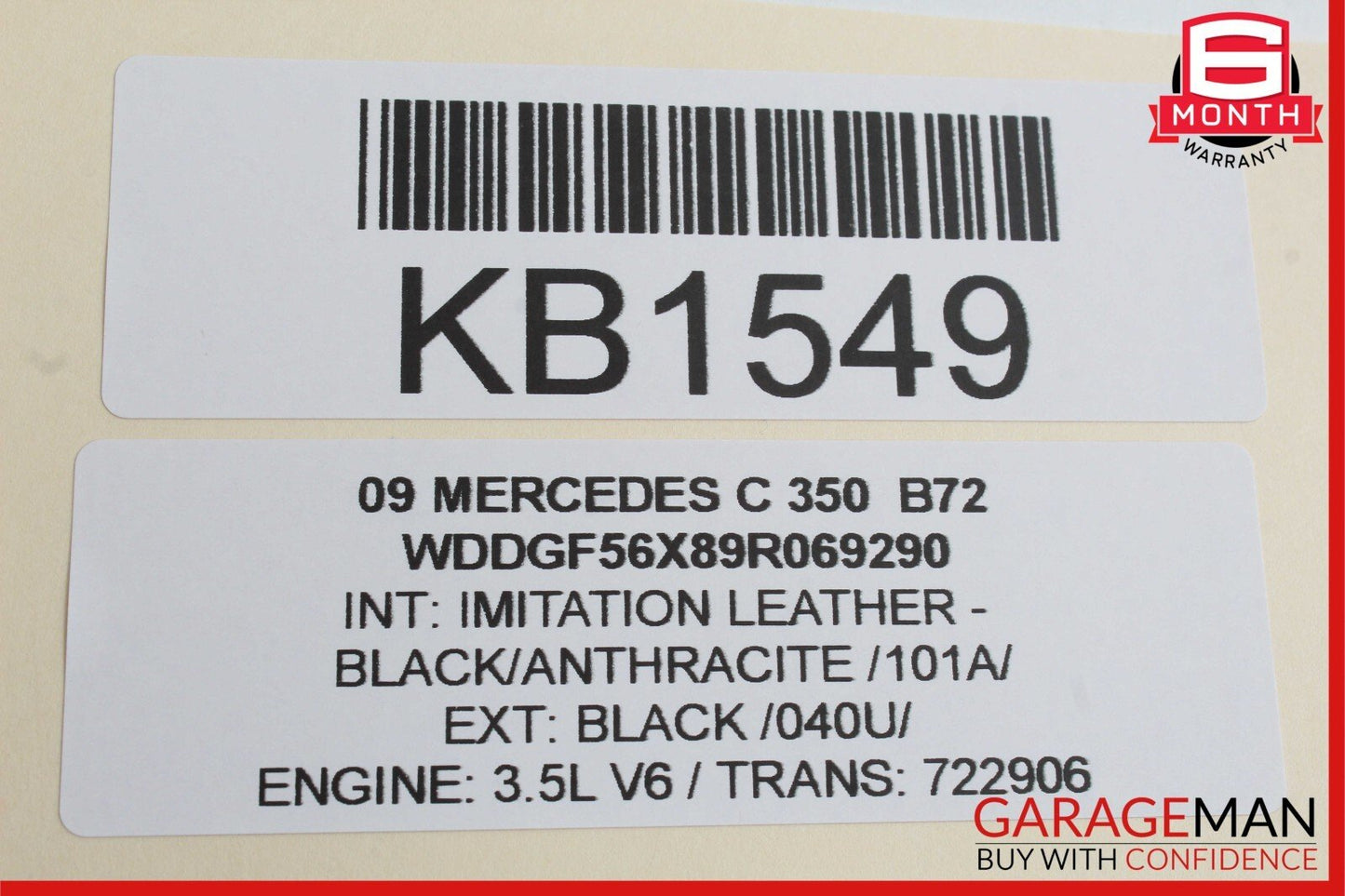 08-18 Mercedes W204 C300 C350 CLS500 Rear Left Side Door Control Module Unit