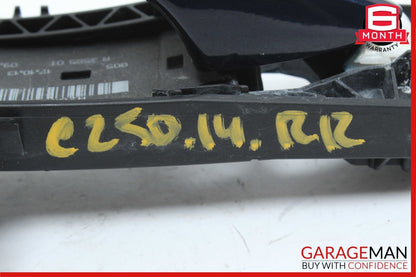 08-14 Mercedes W204 C250 C300 Front or Rear Right Side Exterior Door Handle Blue