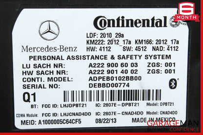 14-15 Mercedes C250 C350 GLK350 Voice Phone Communication Control Module Unit