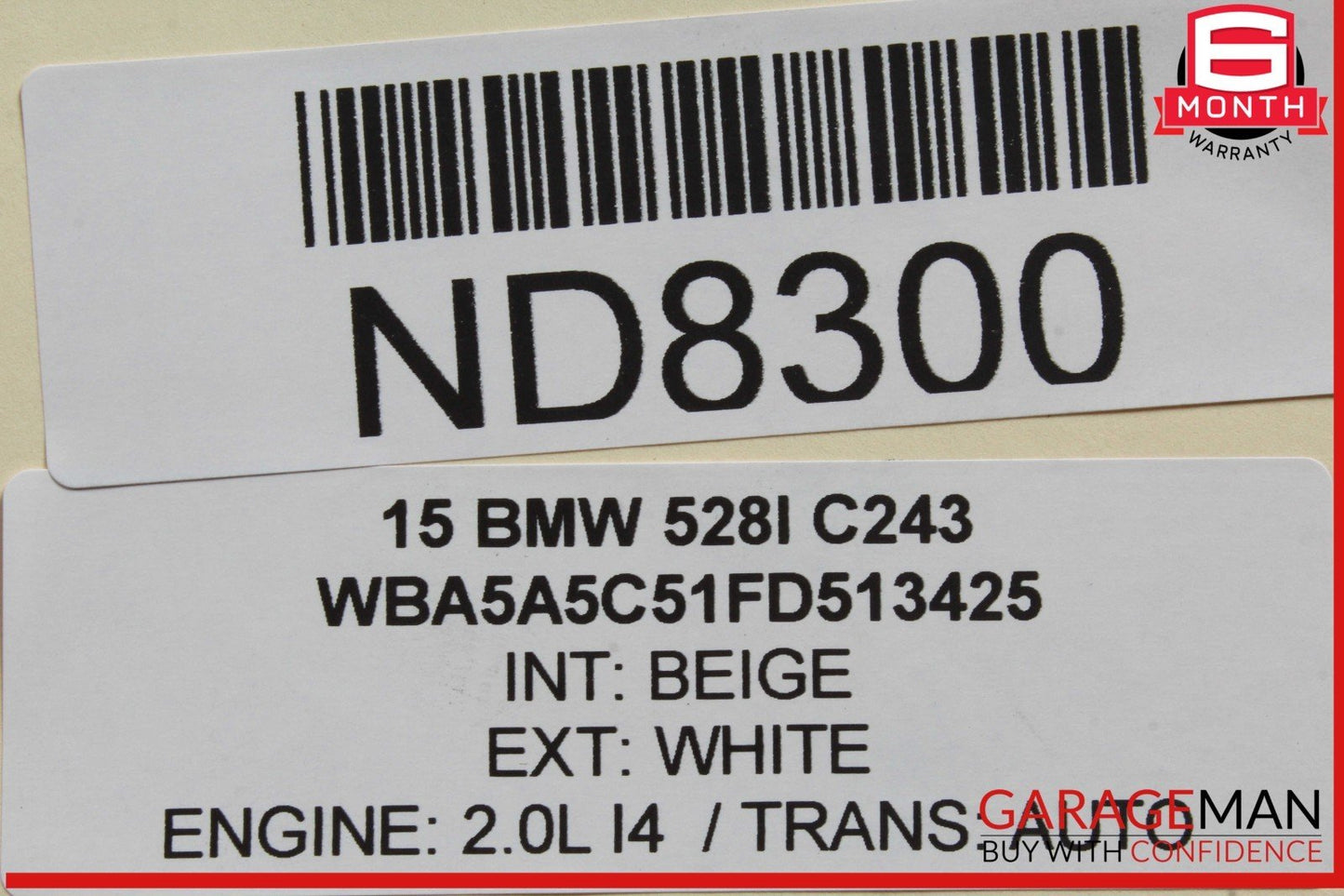 12-16 BMW F10 528i Engine Radiator Cooling Fan Motor Assembly 17418642161 OEM
