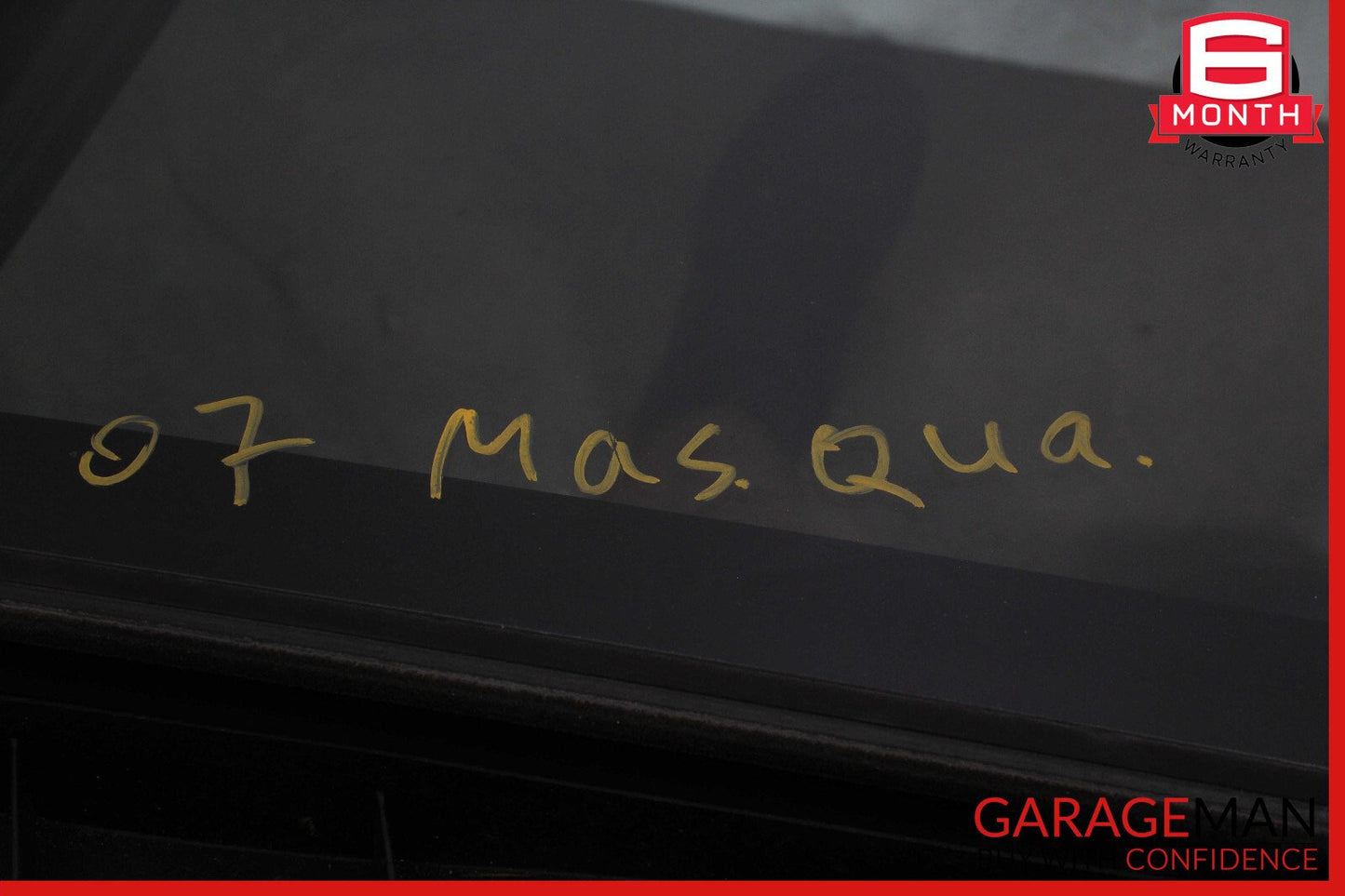 03-13 Maserati Quattroporte M139 Sunroof Guide Rail Frame Glass Track w/ Shade