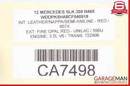 12-20 Mercedes R172 SLK350 SLC200 Front Right Side Lower Wishbone Control Arm
