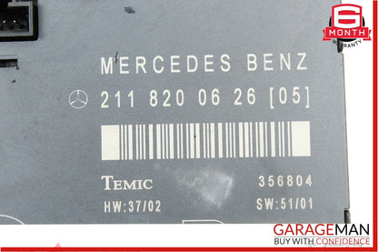 03-06 Mercedes W211 E320 E500 Front Right Passenger Side Door Control Module OEM