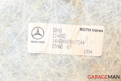 94-97 MERCEDES W140 S500 CL500 COUPE HEADLINER ROOF TRIM COVER GRAY OEM