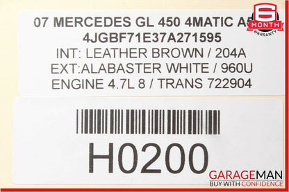 06-12 Mercedes X164 GL320 GL450 ML550 Ipod Interface Control Module OEM