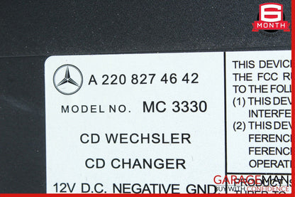 03-07 Mercedes C230 SL500 S55 AMG CD Changer 6 Disk Player w/ Magazine MC3330