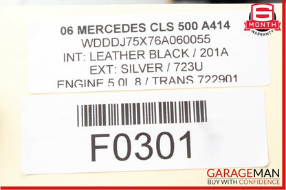 03-11 Mercedes W211 E320 E350 CLS500 BCM BCU Body Computer Control Module OEM