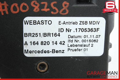 06-12 Mercedes W251 R350 ML550 Panoramic Sunroof Sun Roof Motor 1648201442 OEM