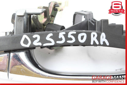 00-06 Mercedes W220 S430 S500 Rear Right Side Exterior Door Handle Silver OEM