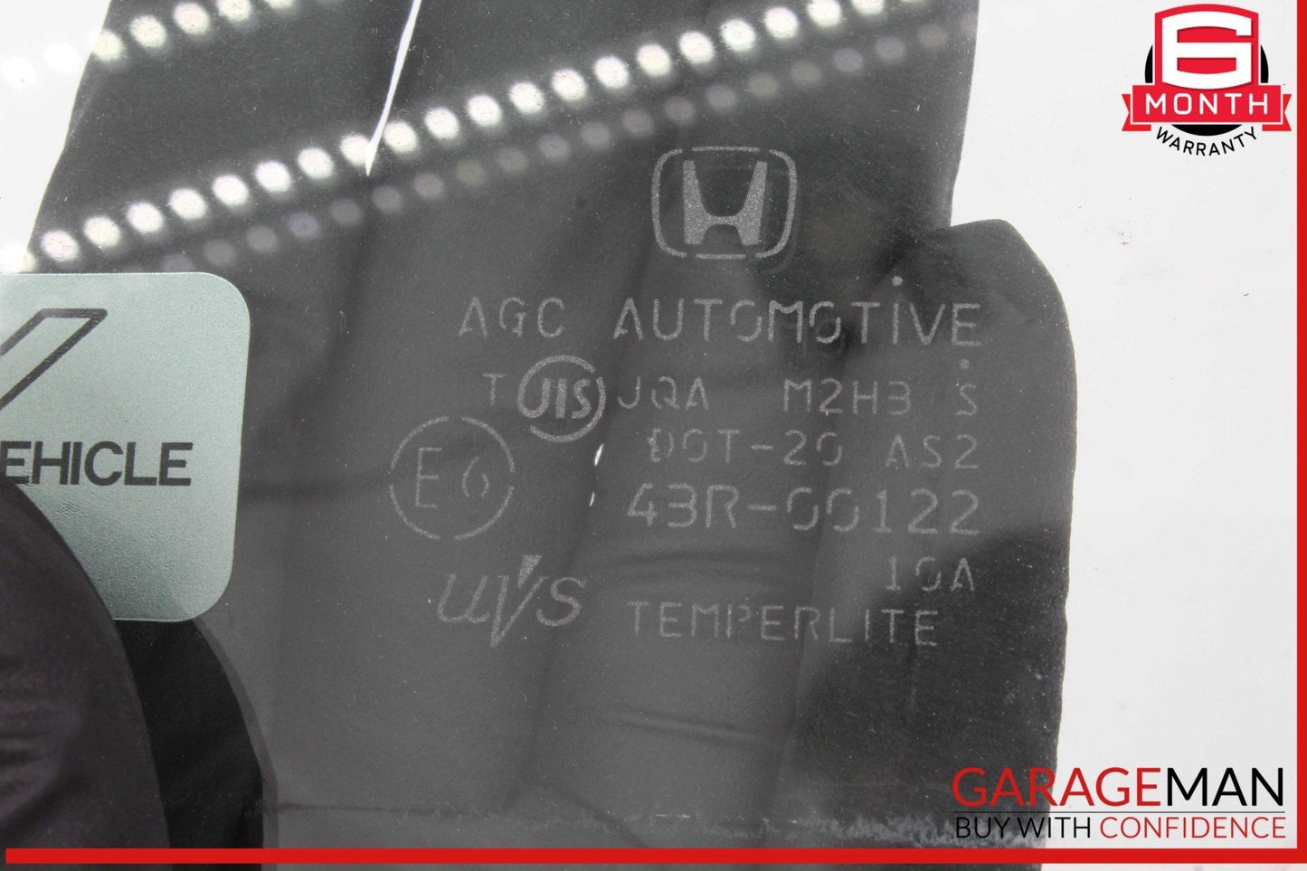 08-12 Honda Accord LX-P Rear Left Driver Side Door Vent Glass OEM