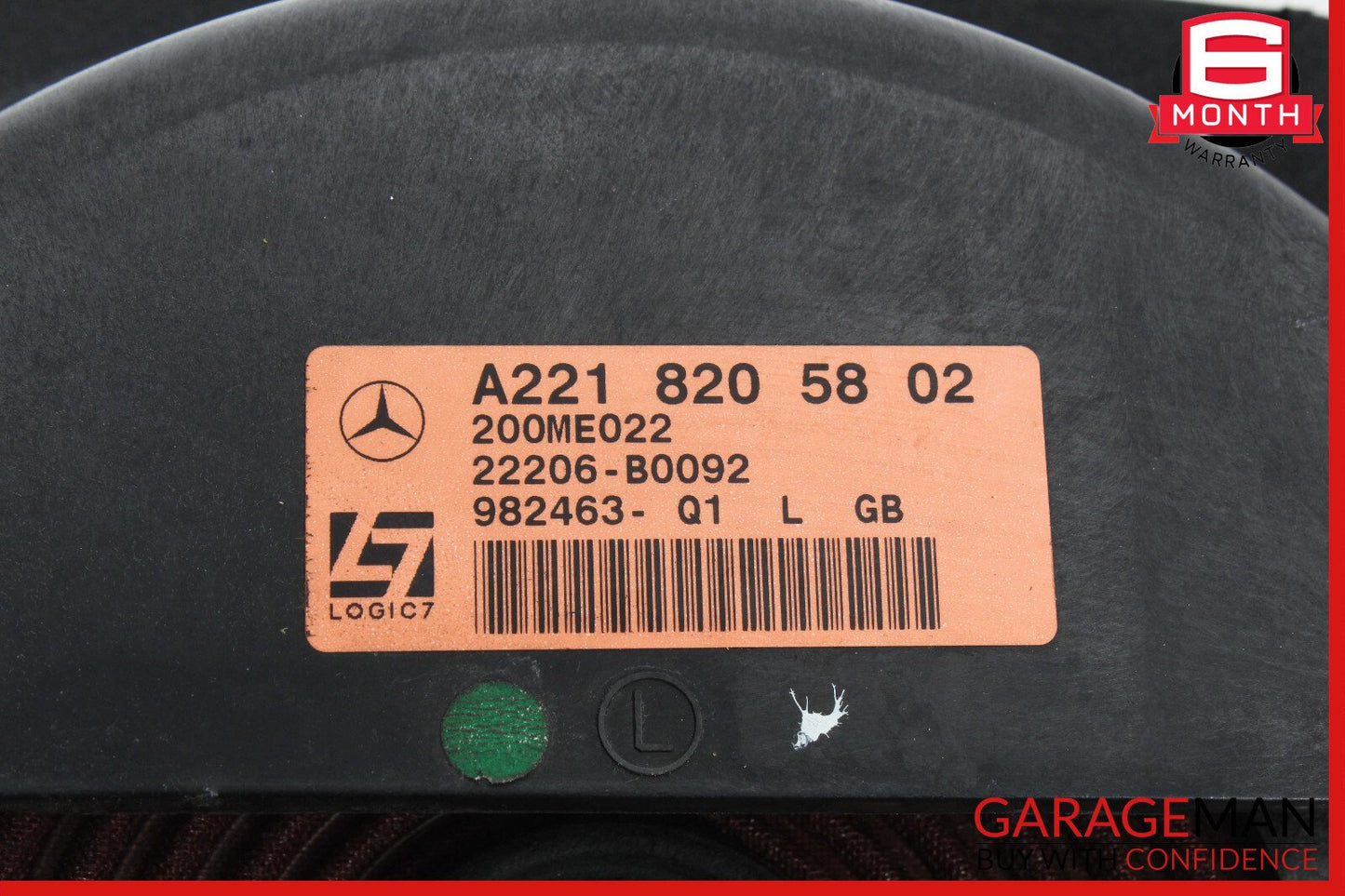 07-09 Mercedes W221 S550 S63 AMG Front Left Driver Side Door Speaker Logic 7 OEM