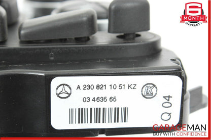 03-08 Mercedes R230 SL500 Front Right Side Seat Adjustment Control Switch
