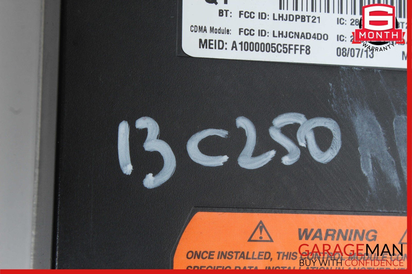 12-20 Mercedes W204 C250 E550 SL400 GLA250 Communication Control Module Unit OEM