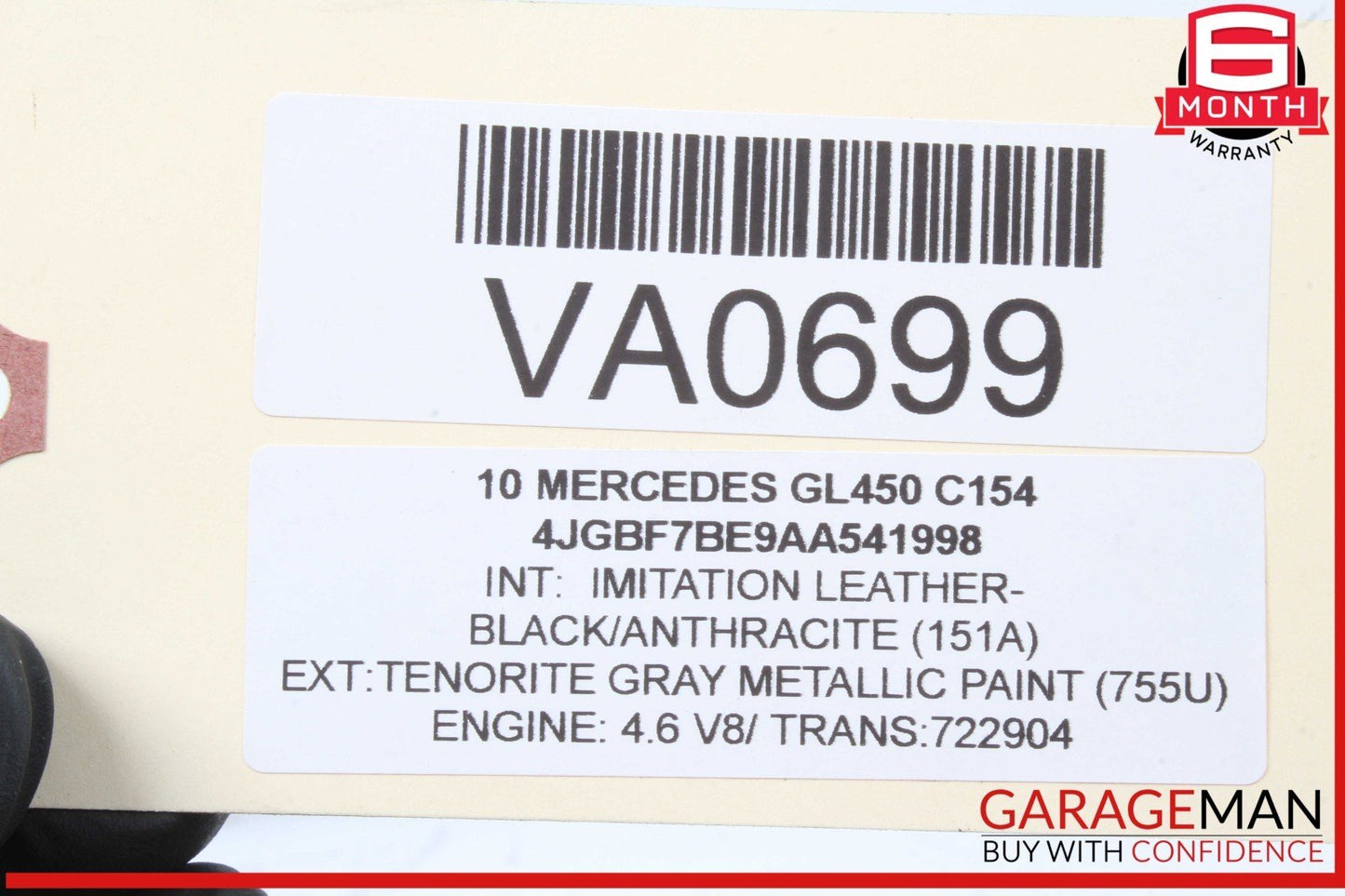 06-13 Mercedes X164 GL450 ML350 Rear Left or Right Upper Control Arm OEM