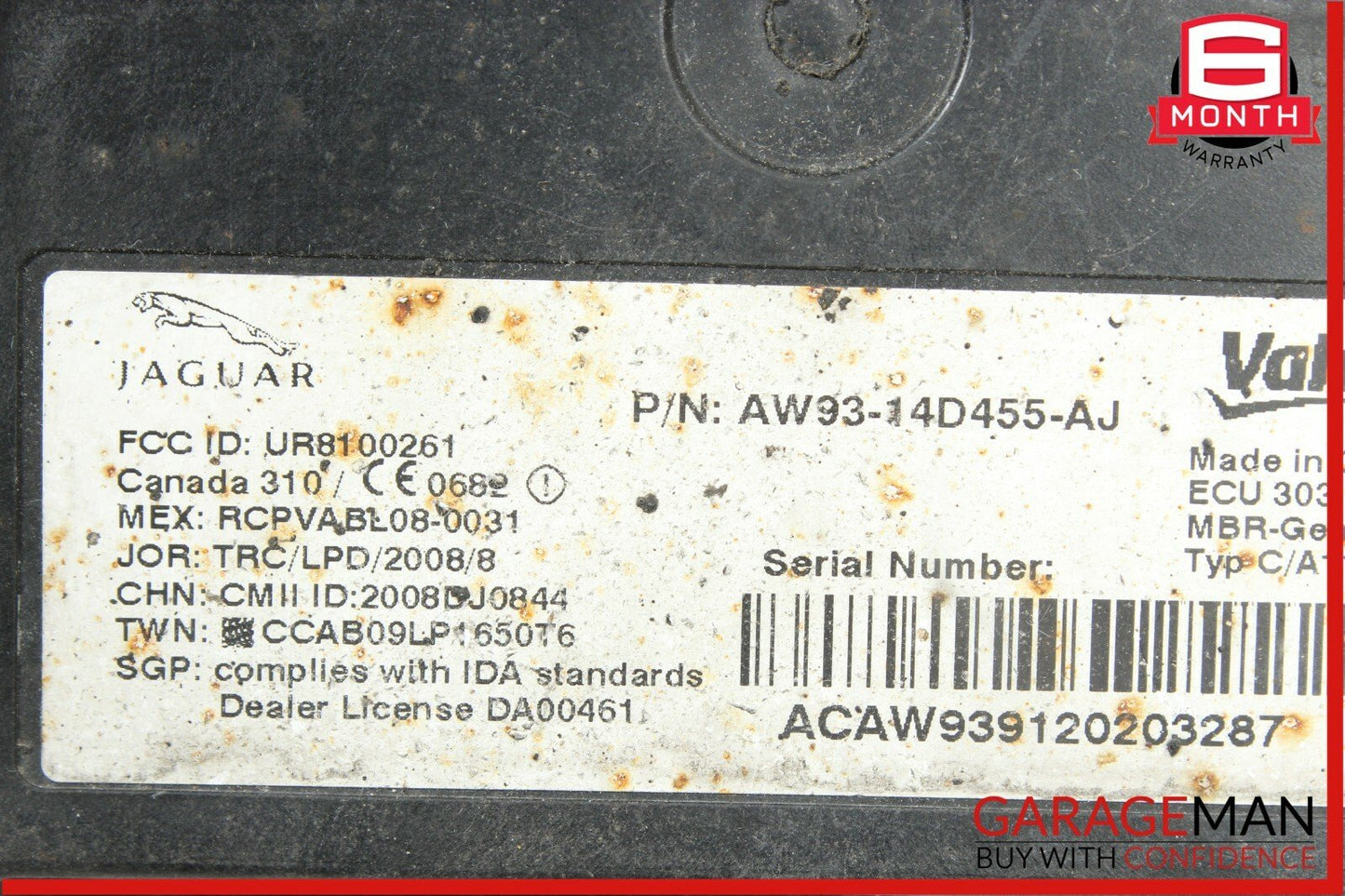 10-15 Jaguar XJ Rear Blind Spot Radar Control Module Unit OEM