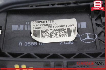 14-17 Mercedes W207 E350 Front Right Passenger Side Exterior Door Handle OEM