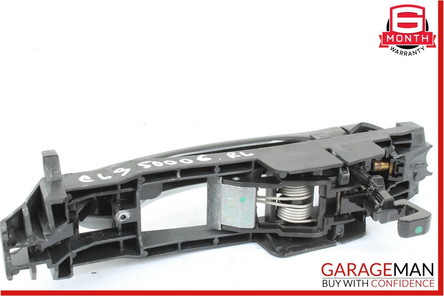 06-11 Mercedes W219 CLS500 Rear Left Side Exterior Door Handle Obsidian Black