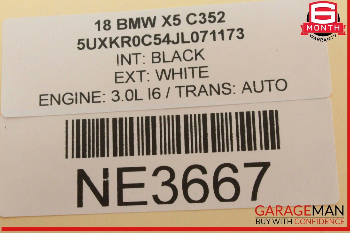 14-18 BMW X5 F15 X3 X4 X6 Rear Right Side Lane Change Assist Sensor Module OEM