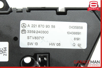 07-14 Mercedes S550 CL600 Front Right Side Seat Adjust Control Memory Switch Set