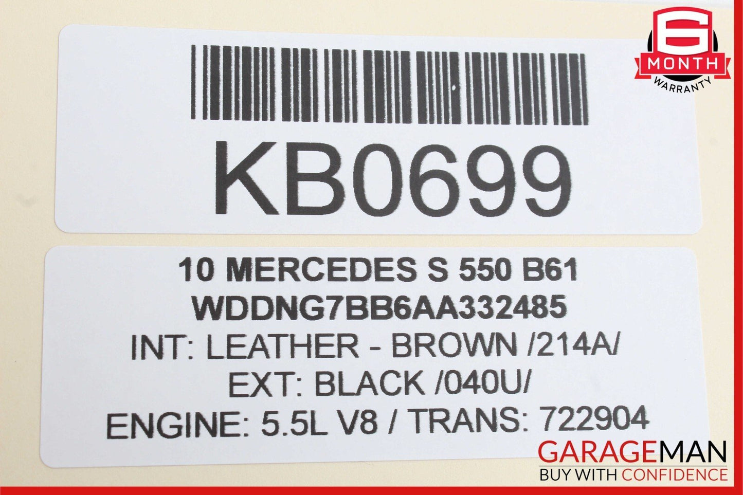 07-13 Mercedes W221 S550 S63 AMG CL550 Dash A/C AC Air Vent Trim Right Side OEM